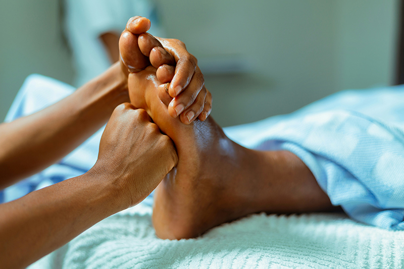 Relaxing massage treatment